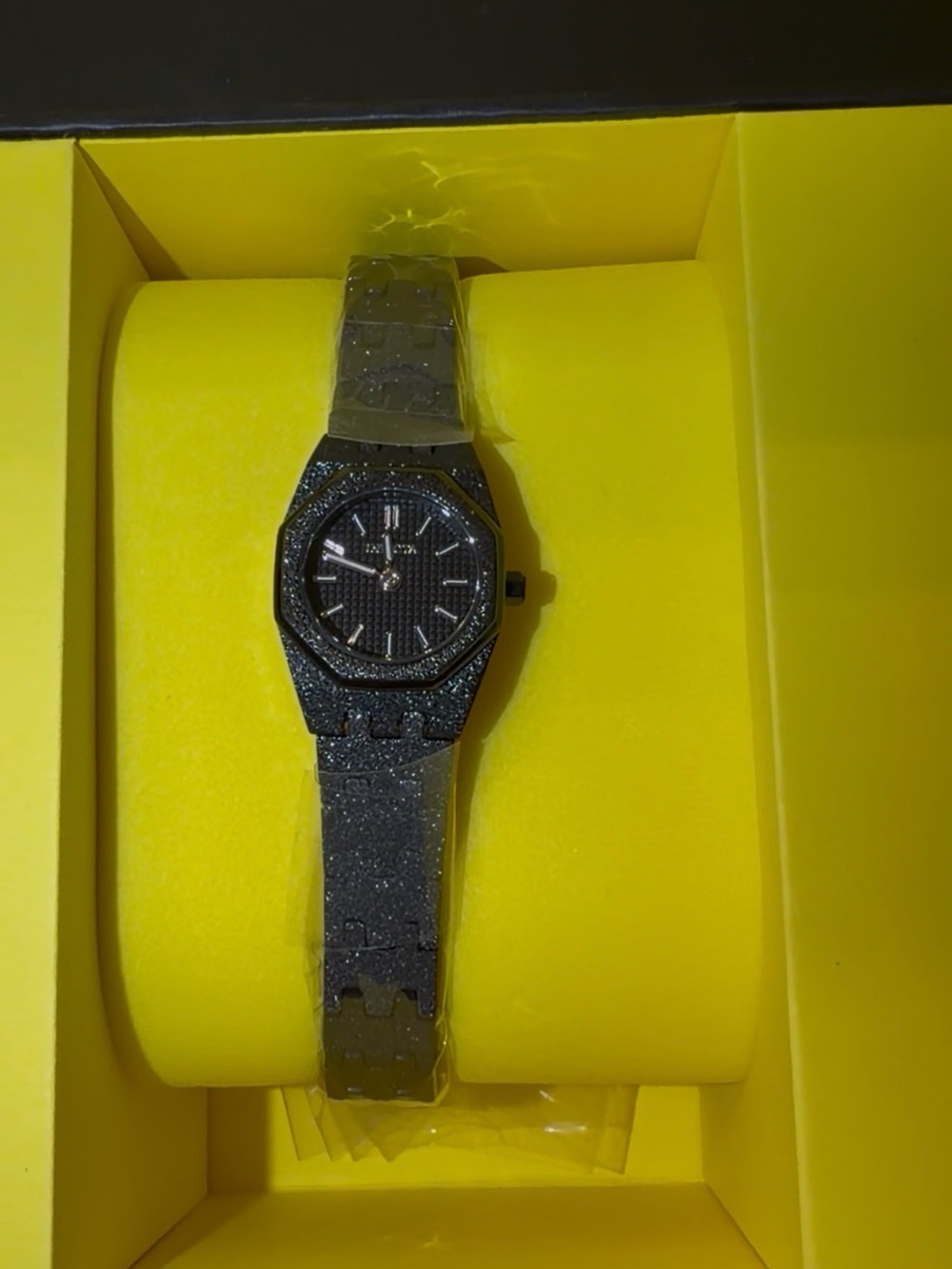 FROSTED BLACK MINI LADY INVICTA WATCH - BRAND NEW IN BOX